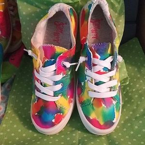 Custom tye dye sneakers